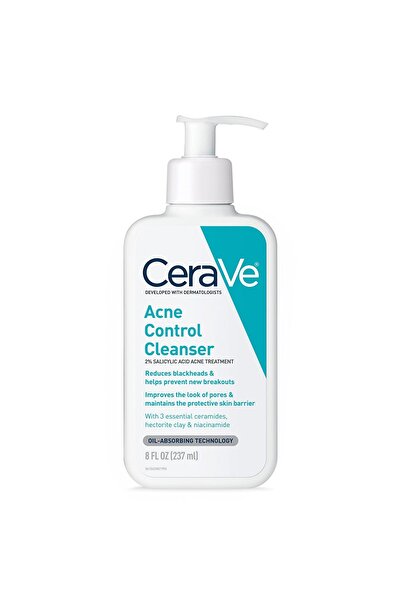 CeraVe Acne Control Face Wash – Salicylic Acid Cleanser (237ml) 🌿✨