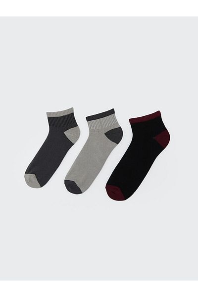LC Waikiki New Season Color Blocked Men's Socks 3-Piece - S5M993Z8