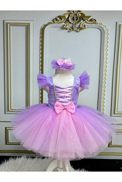 İlknur Karaca Design فستان وردي أرجواني للفتيات في يوم خاص، فستان عيد ميلاد، ...