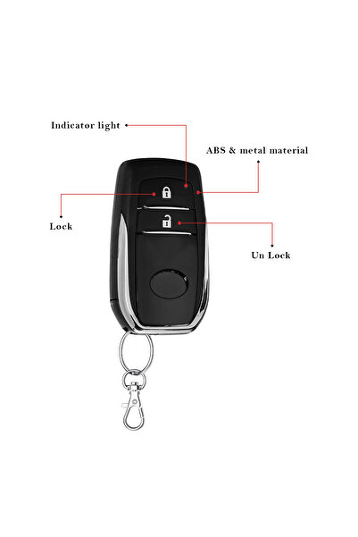 3XR Universal Remote Keyless Entry System with Central Door Locking, Trunk Release, and Car Locator