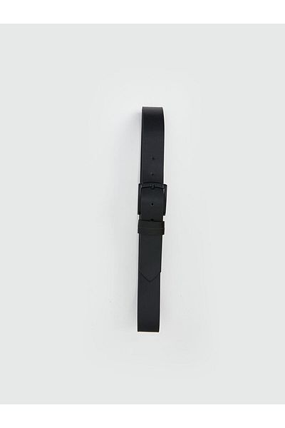 LC Waikiki Black Leather Look Boy's Belt