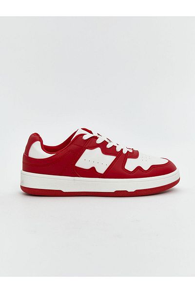 LC Waikiki Koor Red Lace-Up Women's Sports Shoes