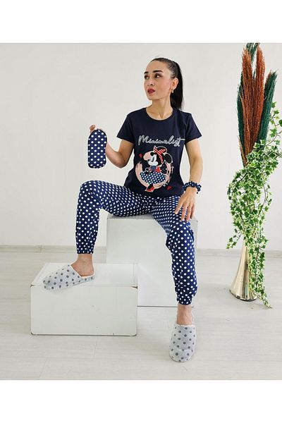 Altı Üstü Butik Σετ Πυτζάμες Six Polka Dot Mickey Print