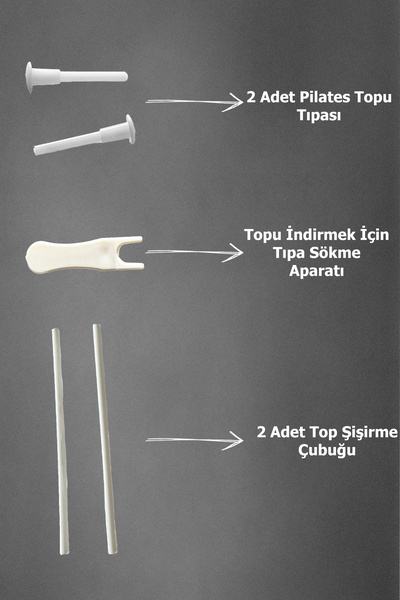 Verahed Mini Pilates Ball - Blue Avesta Mini Pilates Balls with 20cm Parachute Lantern Exercise Equipment