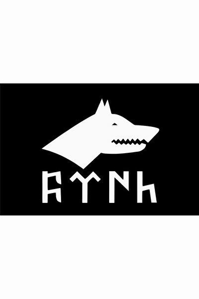 CMB SHOP CMB BAYRAK Göktürk Bayrağı Siyah Gönder Bayrağı 70cm x 105cm Raşel