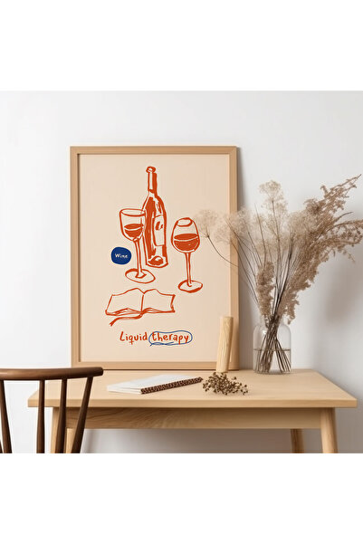 UNT Pictură „Vin” cu rama din lemn