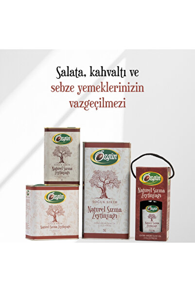 Genel Markalar Özgün 5 L Naturel Sızma Zeytinyağı