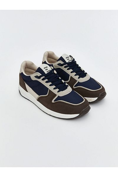 LC Waikiki Lcw Steps Navy Blue Lace-Up Men's Sneakers