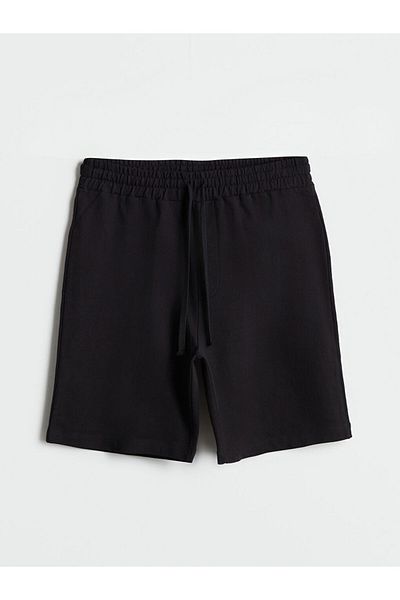LC Waikiki Lcw Eco Black Standard Mold Men's Shorts