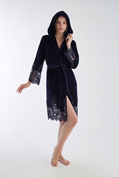 Nuşa الدانتيل قصيرة مقنعين نيكي المخملية الخيزران القطن خلع الملابس