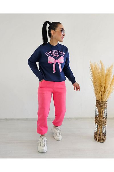 6 butik altı üstü butik Σετ αθλητικών φόρμων με φιόγκο