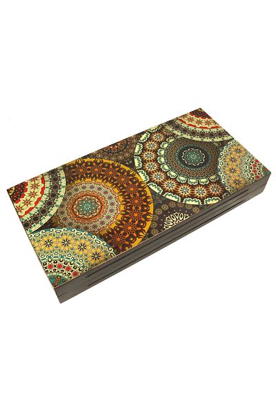 ESER Elegans Mosaic Pattern Backgammon - Large Size