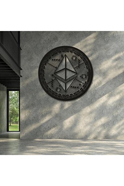 Ethereum Coin Metal Duvar Tablosu