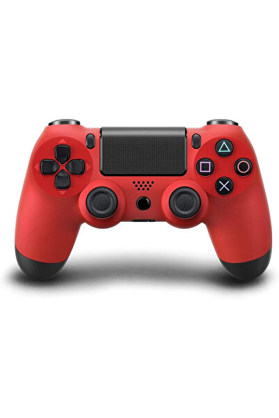 fulina Wireless Controller, With Touch Pad, Integrated Light Bar, and Built-in Speaker,Magma Red