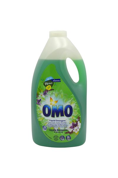 Omo LIQUID DETERGENT 5L APPLE BLOSSOM 100 WASHES