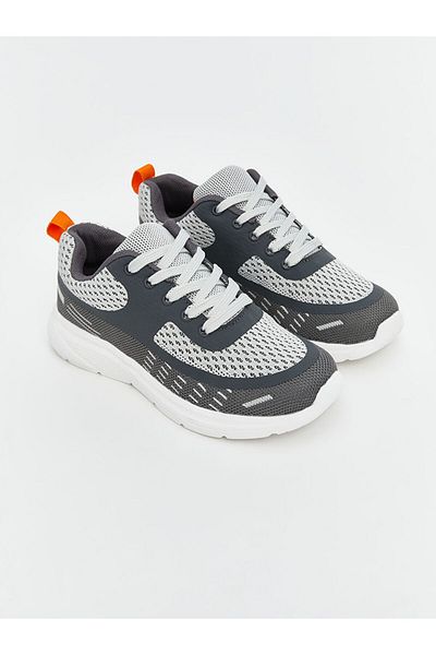 LC Waikiki Lace-up Mesh Detailed Boys' Sneakers