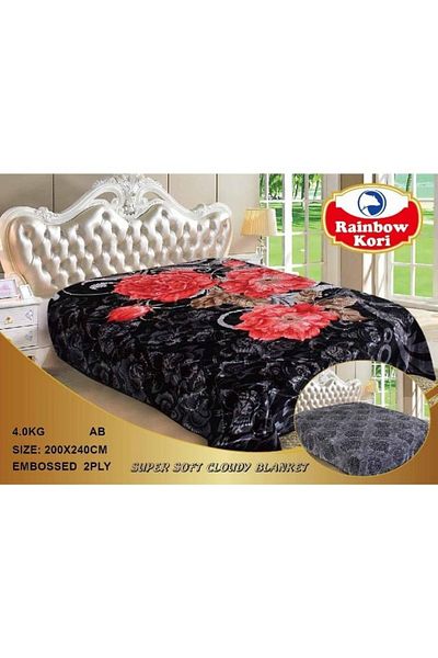 smart home Luxury Double-Sided Winter Blanket - Soft, Silky, Double-Layer Bed Blanket - 4 kg - 200 x 240 cm
