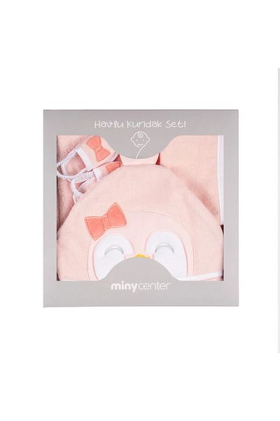 Miny Center Baby Girl Towel Set of 3