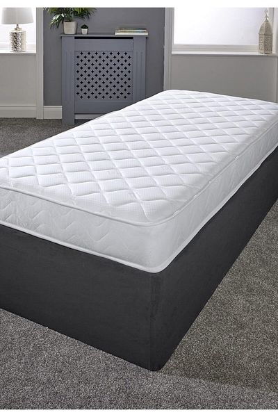 Comfy White Flat Knitted 190x90x10cm Medicated Long Mattress