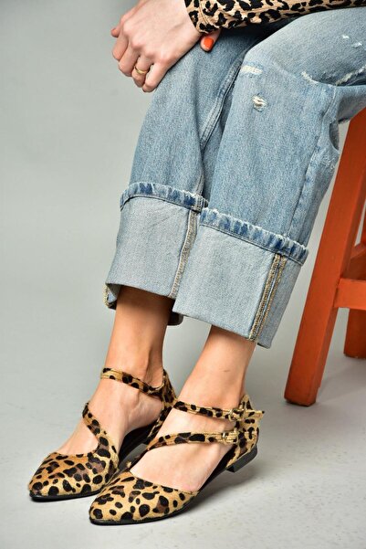 Fox Shoes Leopárd női balerina D 726016902