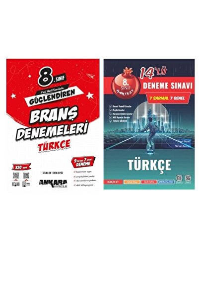 Nartest Yayınları Nartest ve Ankara 8.Sınıf Güçlendiren Türkçe Branş Denemele...
