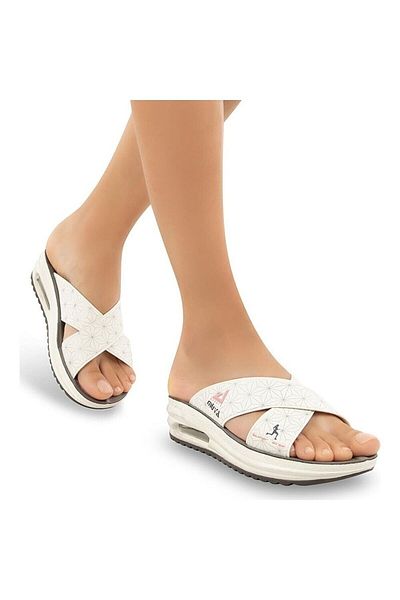 Muya Anatomical Sole Wet Floor New Season 2025 White Slippers - Women's Shoes