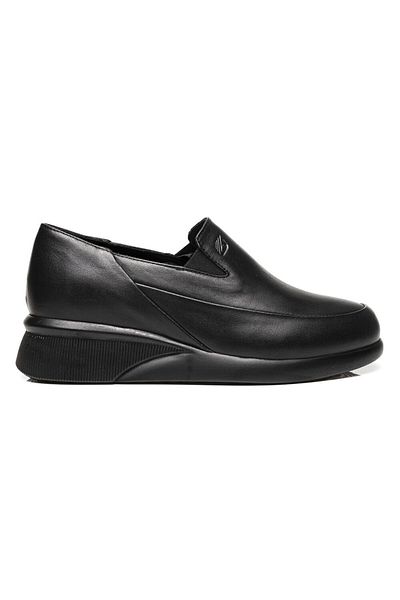 Greyder Pantofi de damă negri din piele naturală confort 3k2ua33350