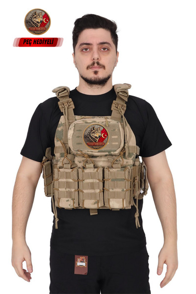 KORDAK Askeri Taktik Hücum Yeleği - Hızlı Giyilebilir Airsoft Vest