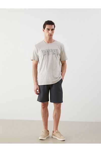 LC Waikiki Νέα σεζόν Standard Fit Ανδρικό Σορτς με λεπτομέρεια περιτύλιξης μέσης - S5L252Z8