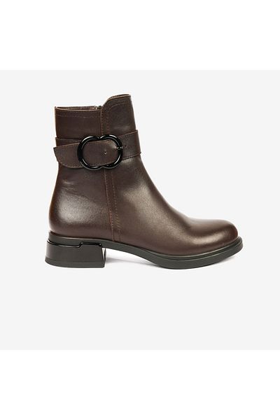Greyder Women's Brown Genuine Leather Chelsea Boots 4K2Wb59129