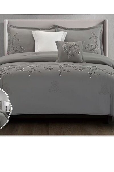 smart home Embroidered two-sided quilt set, two-sided mattress, consisting 6 pieces, 100% microfiber, 240x260cm