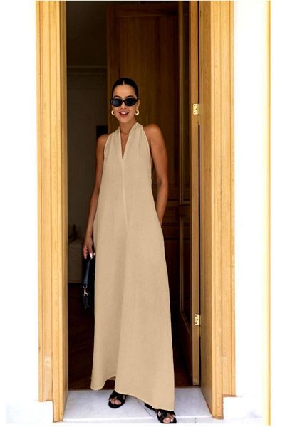 my jest L Length Maxi Long Pocket Dress - Black
