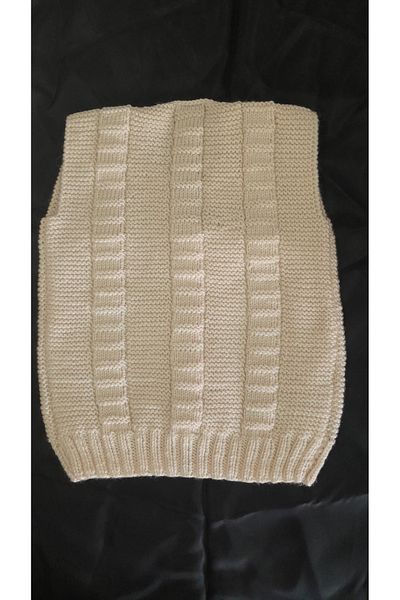 Papatyam Hand Knitted Needlework Baby Vest Handcrafted Baby Kids Knitted Vest