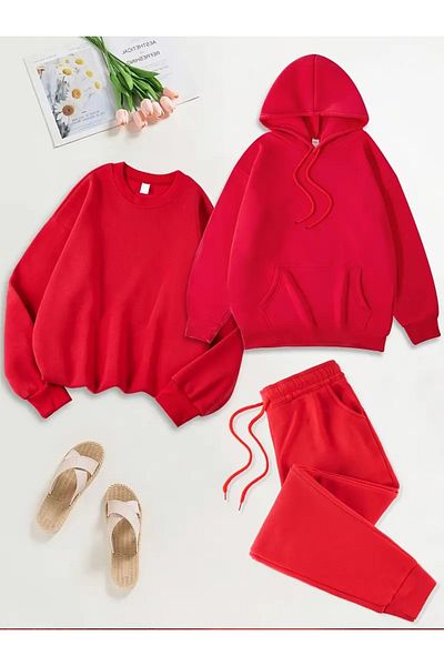 BRLKN Unisex Doorstep Cycling Tracksuit Set 3 Thread Cotton New Season