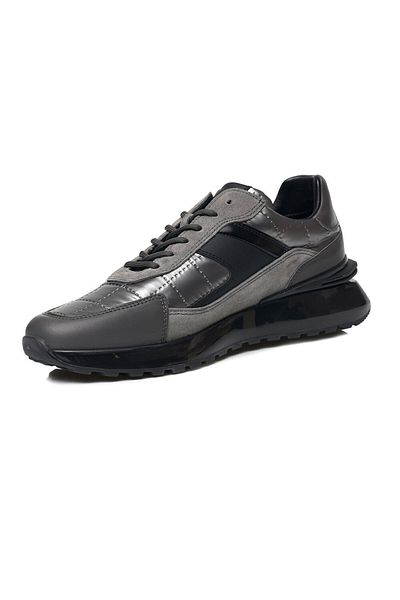Greyder Pantofi sport pentru bărbați din piele naturală afumată 3K1SA15367