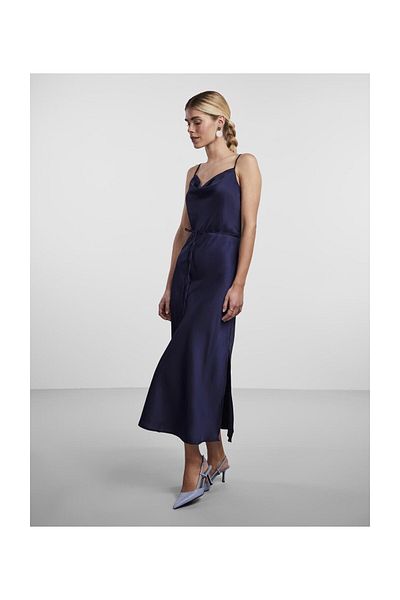YAS. Kleid Damen/Mädchen Abendblau