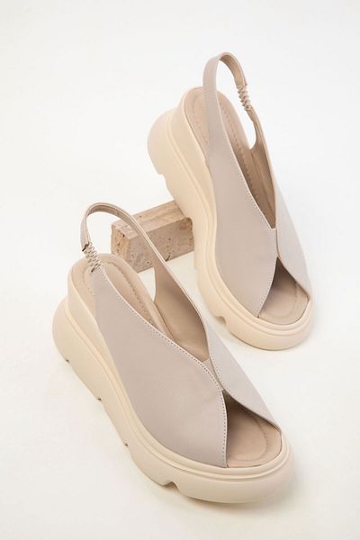 SOHO Beige Women's Sandals 20459