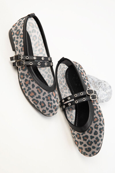 SOHO Leopar Kadın Babet 20466