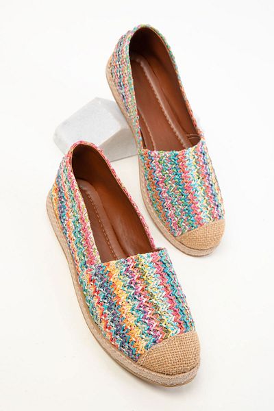 SOHO Multi Wicker Damen-Ballerinas 20450
