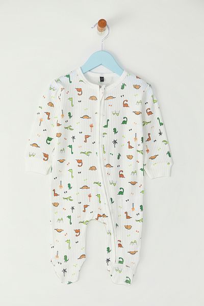 TRENDYOLKIDS طفل رضيع إكرو قطن كم طويل TKDSS25TU00001