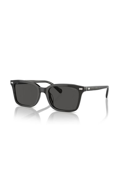 Coach Man Square Cr630 Sunglasses- Hc 8398u - Lense Size:54mm - Transparent Dark Grey