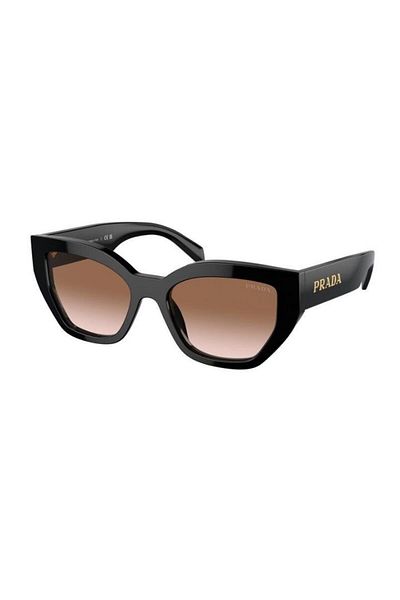 Prada Woman Butterfly Sunglasses- Pr A09s - Lense Size:53mm - Black