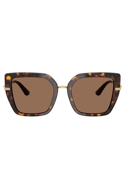 Dolce&Gabbana نظارات شمسية  نسائية بلاستيك هافانا فراشة  موديل  S;DG;4474, 53, 502, 73