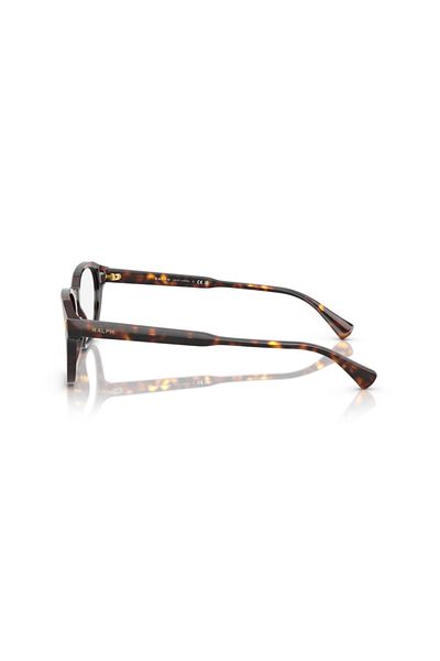 Ralph Woman Irregular Eyeglasses- Ra 7172u - Lense Size:52mm - Shiny Dark Havana