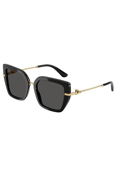 Dolce&Gabbana Dolce & Gabbana Woman Butterfly Sunglasses- Dg 4474 - Lense Size:53mm - Black