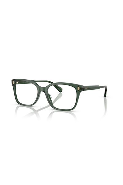 Ralph Woman Rectangle Eyeglasses- Ra 7174u - Lense Size:53mm - Shiny Transparent Green