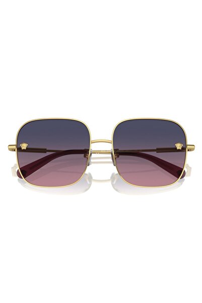 Versace Woman Square Sunglasses- Ve 2246d - Lense Size:59mm - Gold