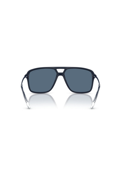 Armani Exchange Man Pilot Sunglasses- Ax 4150su - Lense Size:59mm - Matte Blue