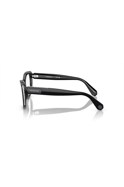 Swarovski Woman Cat Eye Eyeglasses- Sk 2014 - Lense Size:52mm - Black/grey