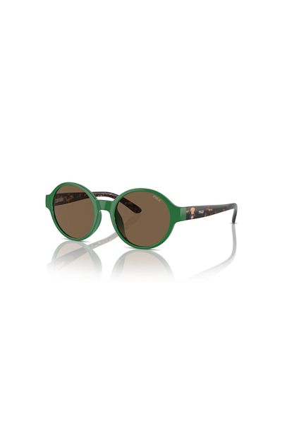 Polo 0PP9508U 61927344 Unisex Injected Shiny green Round full frame for Children